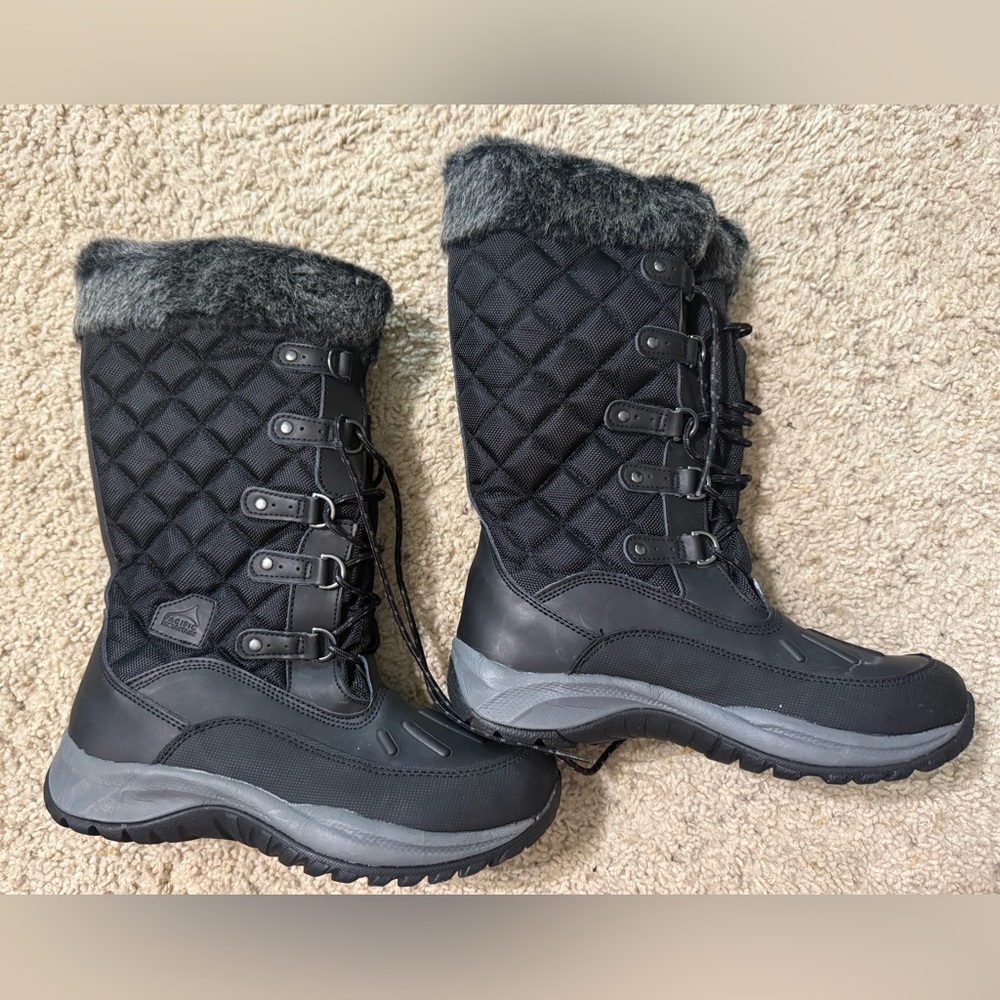 Pacific Mountain Whiteout Thinsulate Winter Boots | Black | Women's Size US 8.5